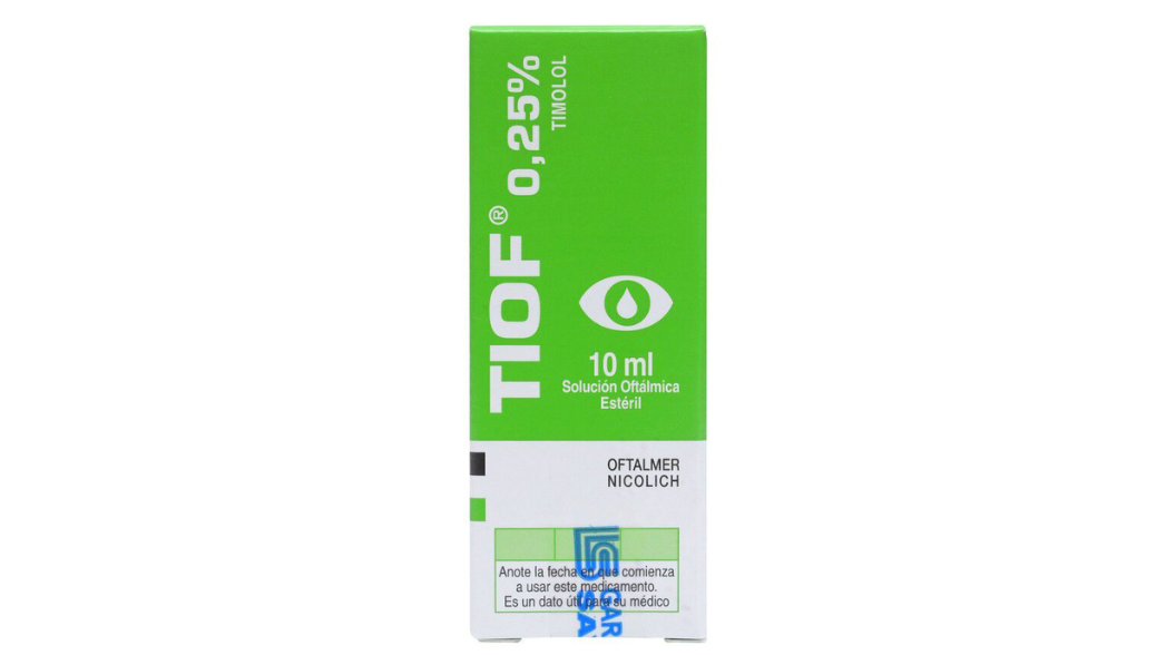 TIOF TIMOLOL 0,25% SOLUCION OFTALMICA  X 10 ML SAVAL