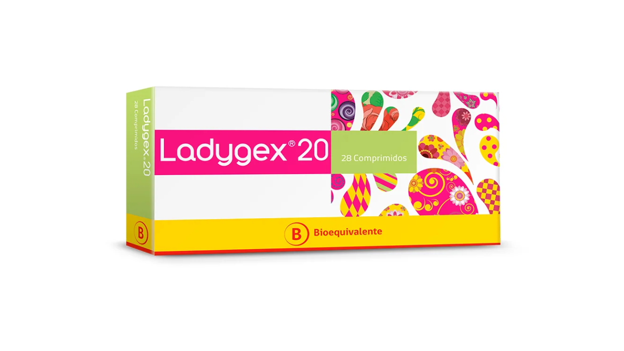LADYGEX 20 DROSPIRENONA 3 MG ETINILESTRADIOL X 28 COMPRIMIDOS 