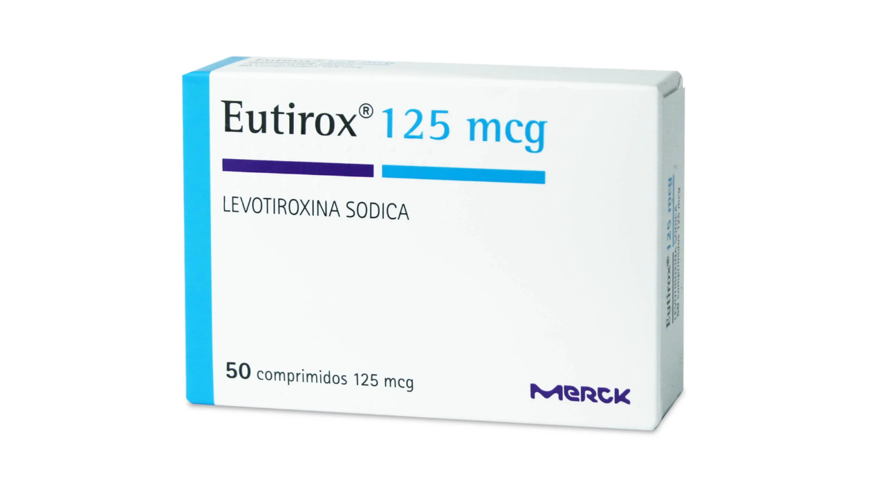 EUTIROX LEVOTIROXINA SODICA 125 MCG X 50 COMPRIMIDOS MERCK