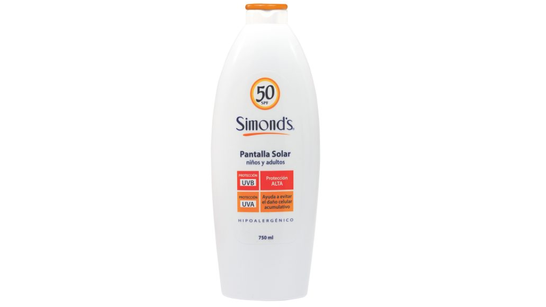 SIMONDS FPS 50 PANTALLA SOLAR HIPOALERGENICO X 750 ML