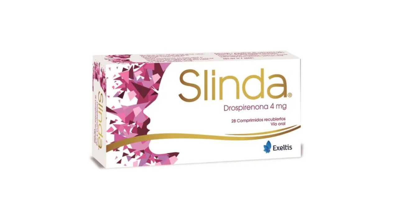 SLINDA DROSPIRENONA 4 MG X 28 COMPRIMIDOS RECUBIERTOS