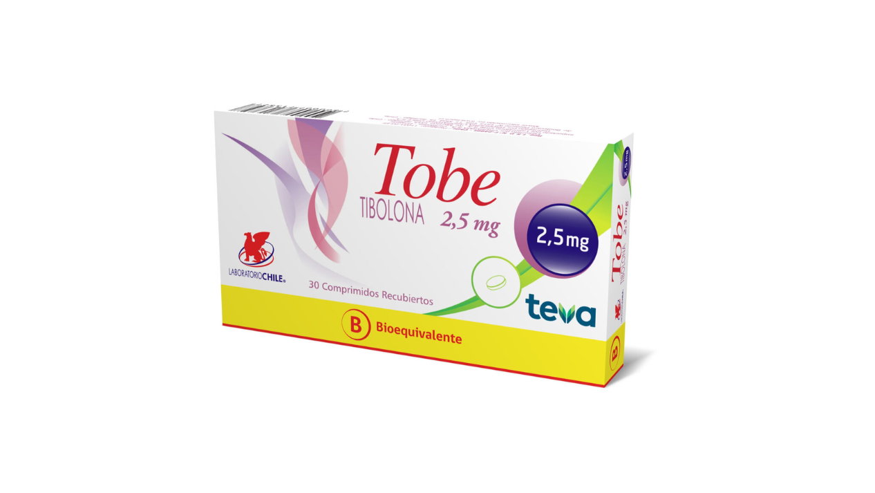 TOBE TIBOLONA 2.5 MG X 30 COMPRIMIDOS