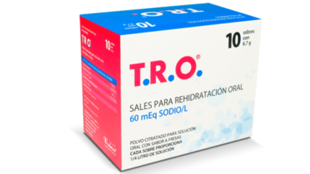 TRO SALES PARA REHIDRATACIÓN ORAL 60 MEQ SODIO/L X 10 SOBRES VALMA