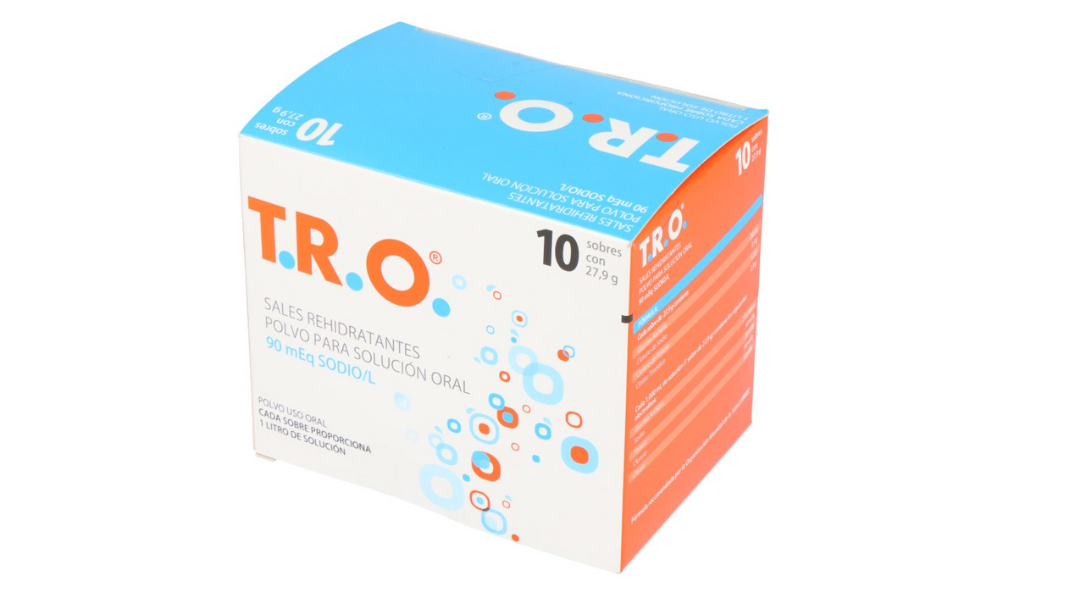 TRO SALES PARA REHIDRATACIÓN ORAL 90 MEQ SODIO/L X 10 SOBRES VALMA