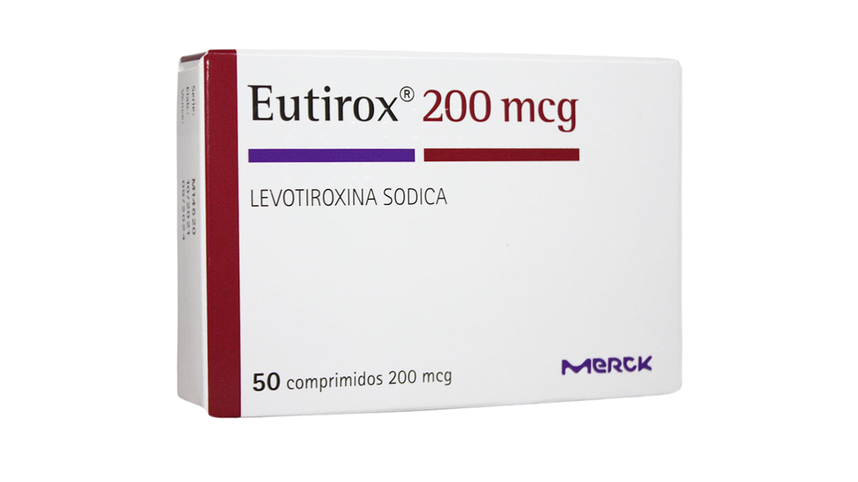 EUTIROX LEVOTIROXINA SODICA 200 MCG X 50 COMPRIMIDOS MERCK