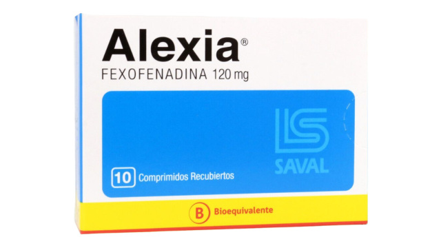 ALEXIA FEXOFENADINA 120MG X 10 COMPRIMIDOS RECUBIERTOS SAVAL