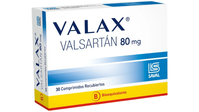 VALAX VALSARTAN 80MG X 30 COMPRIMIDOS RECUBIERTOS SAVAL