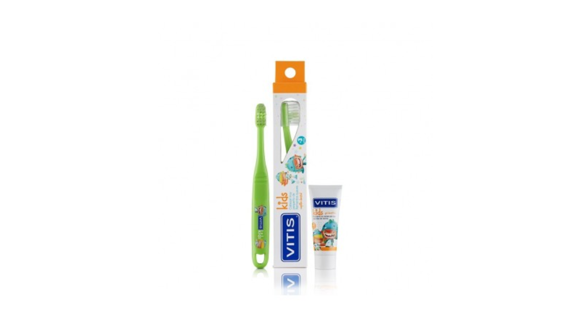 VITIS KIDS CEPILLO DENTAL + PASTA DENTAL X 1 UNIDAD