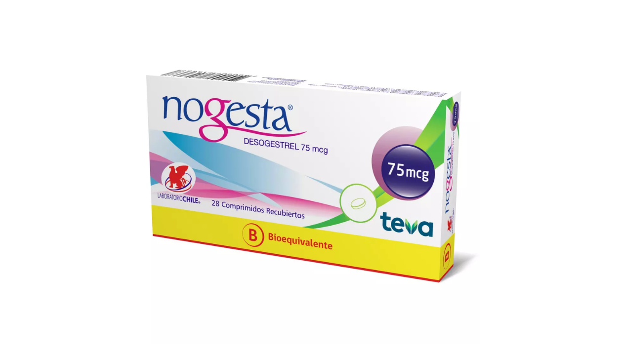 LABORATORIO CHILE NOGESTA DESOGESTREL 75 MG X 28 COMPRIMIDOS RECUBIERTOS 