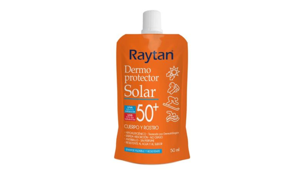 RAYTAN DERMO PROTECTOR FPS 50+ CUERPO Y ROSTRO X 50 ML