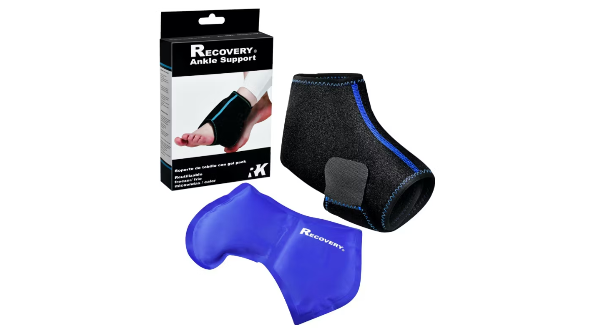 RECOVERY ANKLE SUPPORT SOPORTE DE TOBILLO CON GEL PACK