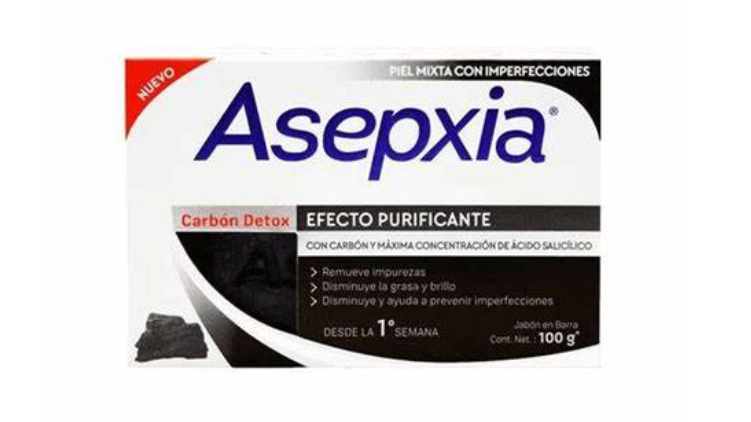 ASEPXIA JABON CARBON DETOX EFECTO PURIFICANTE X 100 GR