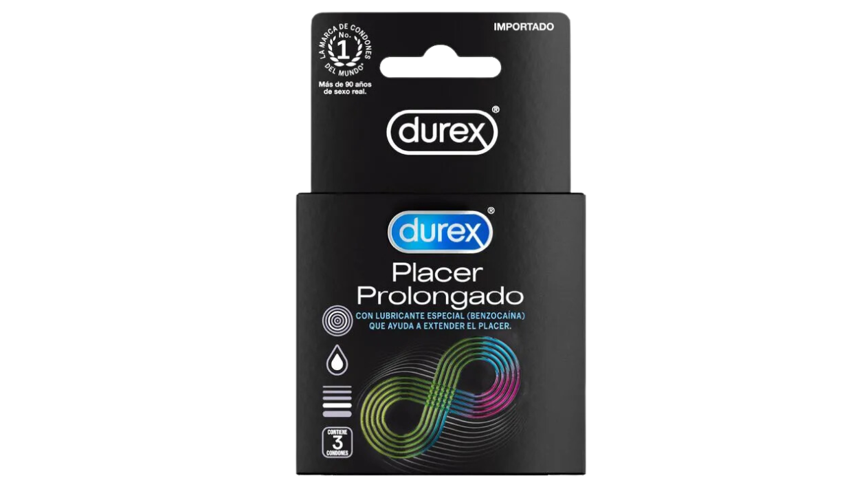 PRESERVATIVOS DUREX PLACER PROLONGADO CONDON X 3 UNIDADES