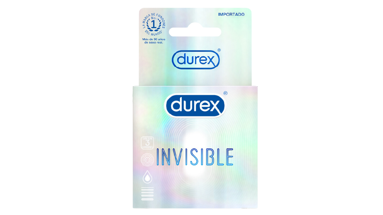 PRESERVATIVOS DUREX INVISIBLE CONDON X 3 UNIDADES