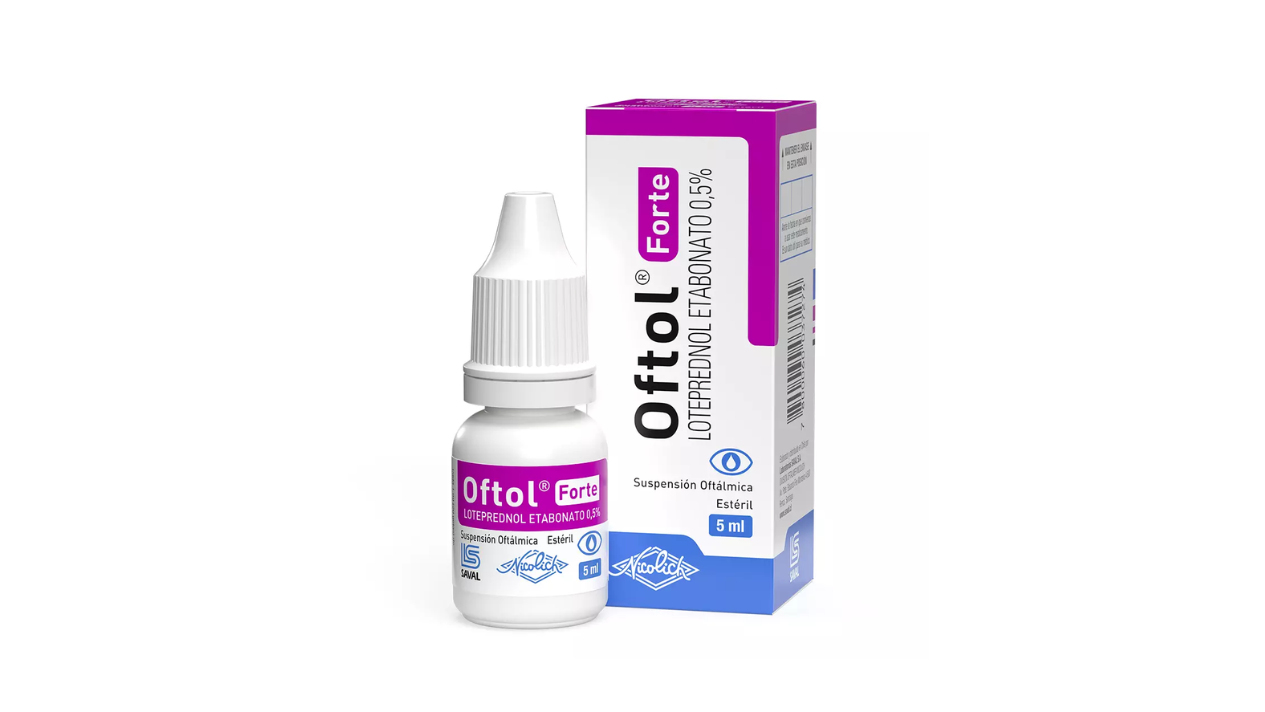 OFTOL FORTE LOTEPREDNOL ETABONATO 0,5% SUSPENSION OFTALMICA X 5 ML