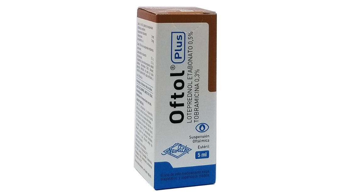 OFTOL PLUS LOTEPREDNOL ETABONATO 0,5% + TOBRAMICINA 0,3% X 5 ML SAVAL