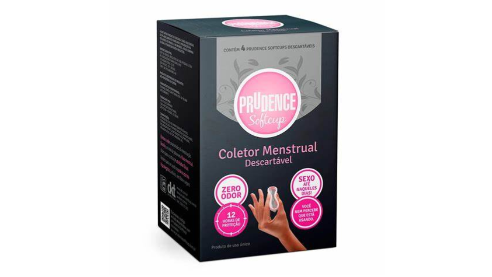 PRUDENCE SOFTCUP COPA MENSTRUAL DESCARTABLE X 4 UNIDADES