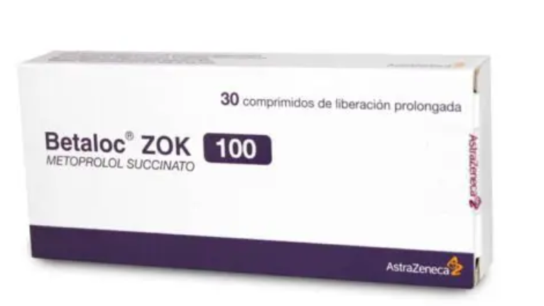 BETALOC ZOK METOPROLOL SUCCINATO 100 MG X 30 COMPRIMIDOS DE LP ASTRAZENECA
