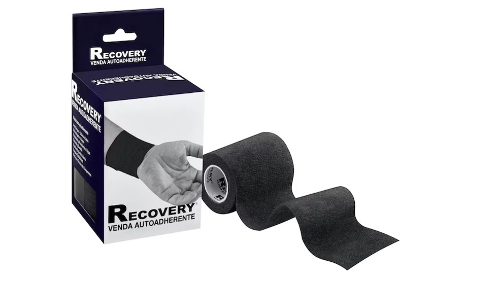 RECOVERY VENDA AUTOADHERENTE NEGRA 7,5 CM X 4,5 MTS