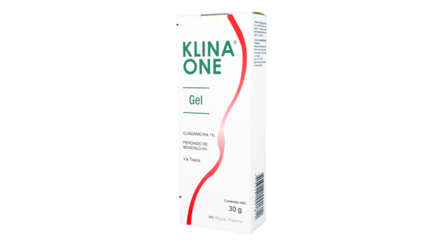 KLINA ONE CLINDAMICINA 1% + PEROXIDO DE BENZOILO 5% GEL X 30 GRAMOS
