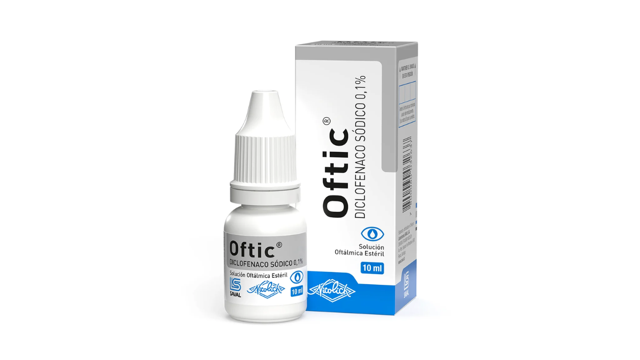 OFTIC DICLOFENACO SODICO 0,1% SOLUCION OFTALMICA X 10 ML 