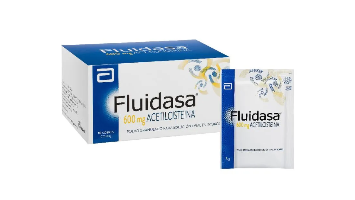 FLUIDASA ACETILCISTEINA 600MG X 10 SOBRES