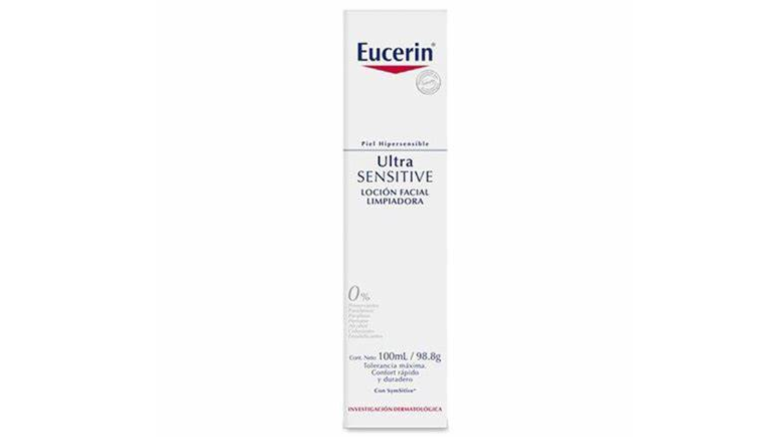 EUCERIN ULTRASENSITIVE LOCION FACIAL LIMPIEZA X 100 ML
