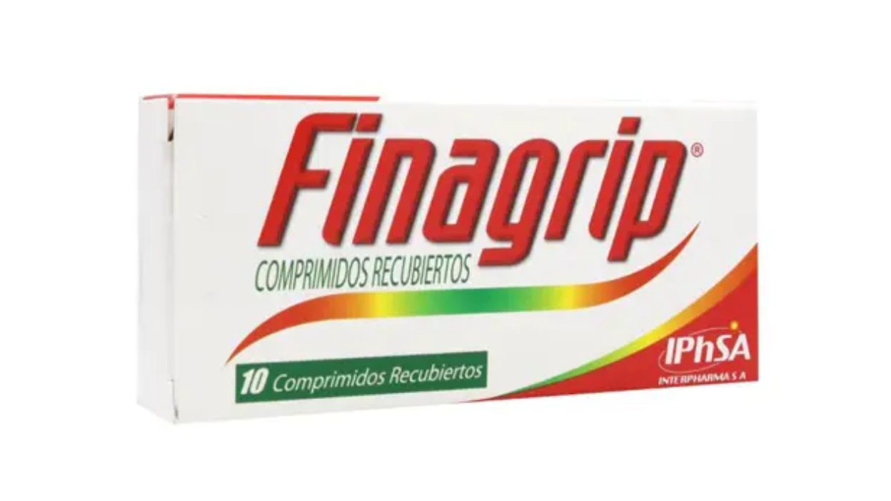 FINAGRIP IBUPROFENO/PSEUDOEFEDRINA CLORHIDRATO/CLORFENAMINA MALEATO 400/60/4MG X 10 COMPRIMIDOS RECUBIERTOS INTERPHARMA