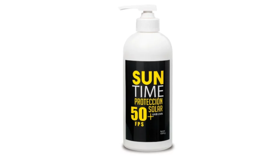 SUNTIME PROTECCION SOLAR 50 FPS + UVB UVA X 1000 GRAMOS