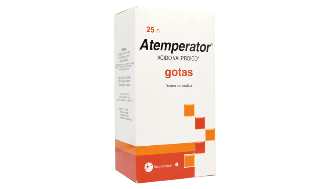 ATEMPERATOR ACIDO VALPROICO 10 MG GOTAS X 25 ML NOVOFARMA
