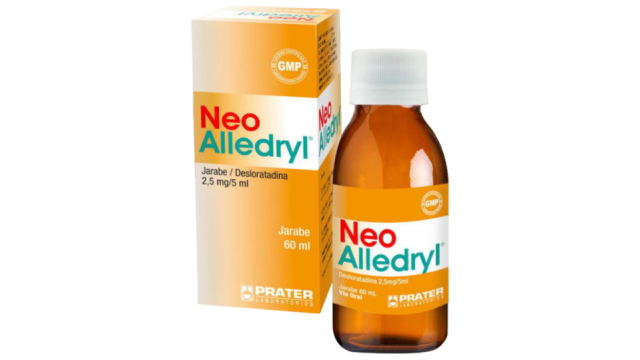 NEOALLEDRYL DESLORATADINA 2,5MG/5ML X 60 ML DE JARABE