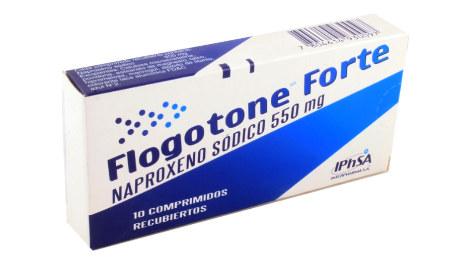 FLOGOTONE FORTE NAPROXENO 550 MG X 10 COMPRIMIDOS RECUBIERTOS INTERPHARMA