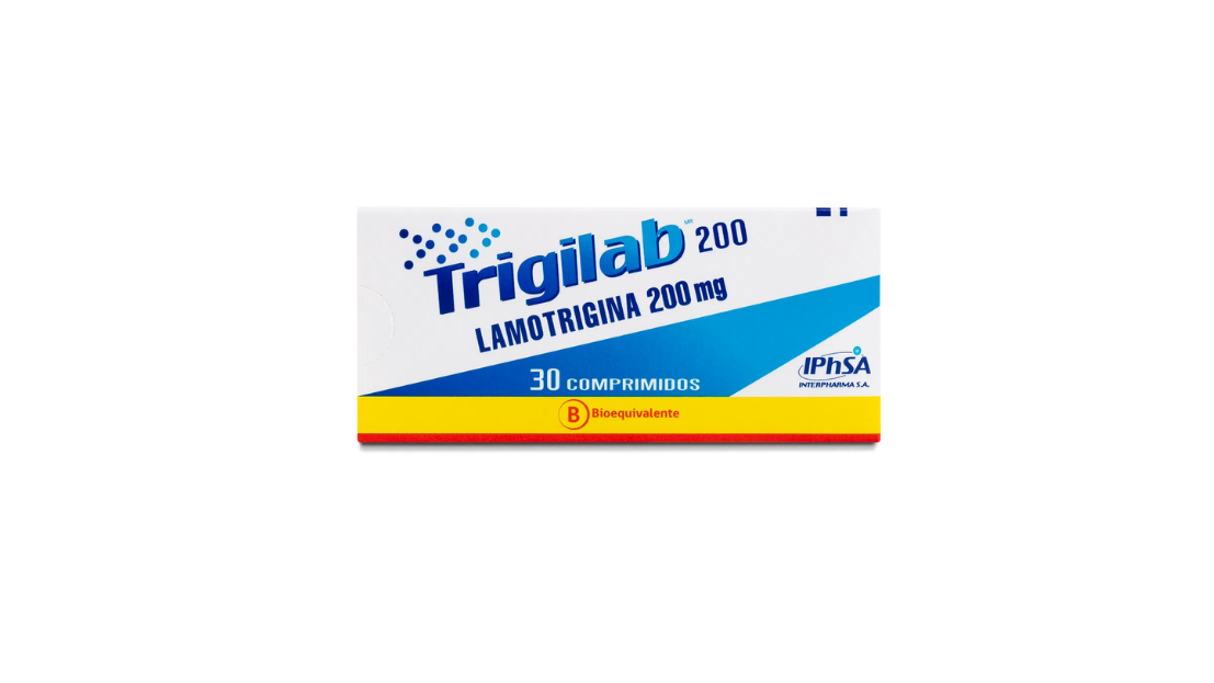 TRIGILAB LAMOTRIGINA 200MG X 30 COMPRIMIDOS INTERPHARMA