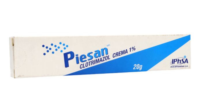 PIESAN CLOTRIMAZOL 1% X 20 G CREMA INTERPHARMA