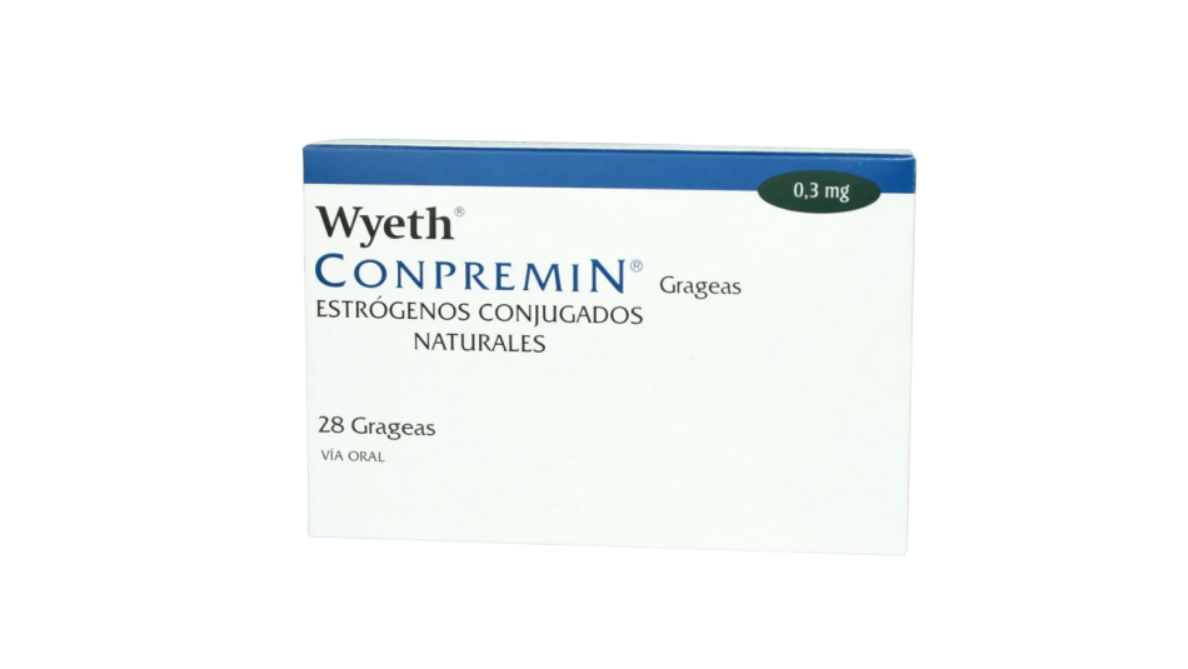CONPREMIN ESTROGENOS CONJUGADOS 0,3 MG X 28 GRAGEAS