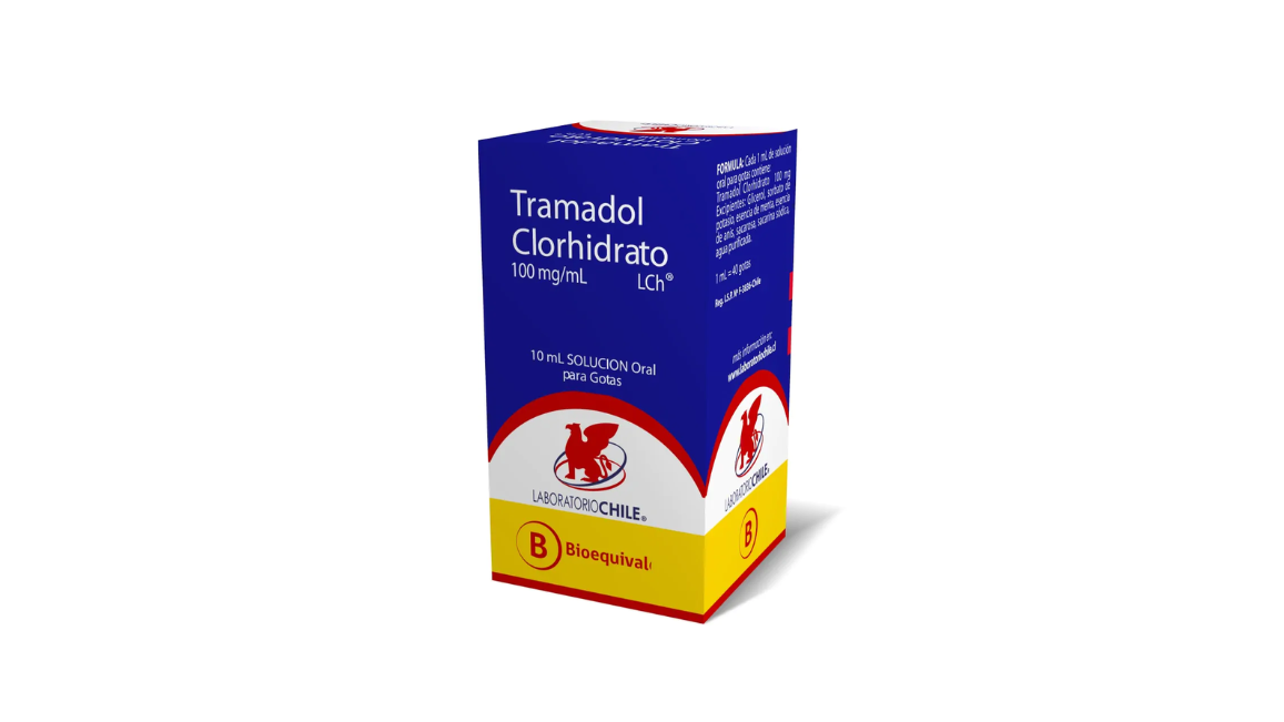TRAMADOL 100 MG/ML SOLUCION ORAL PARA GOTAS X 10 ML LABORATORIO CHILE 