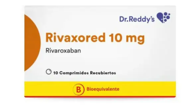 RIVAXORED RIVAROXABAN 10 MG X 10 COMPRIMIDOS RECUBIERTOS DR REDDYS