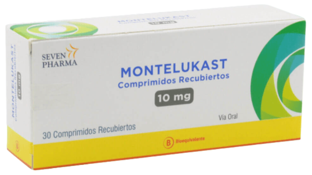 MONTELUKAST 10 MG X 30 COMPRIMIDOS RECUBIERTOS SEVEN PHARMA