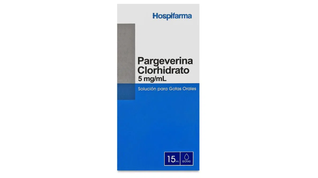 PARGEVERINA 5MG/ML SOLUCION PARA GOTAS ORALES X 15 ML HOSPIFARMA