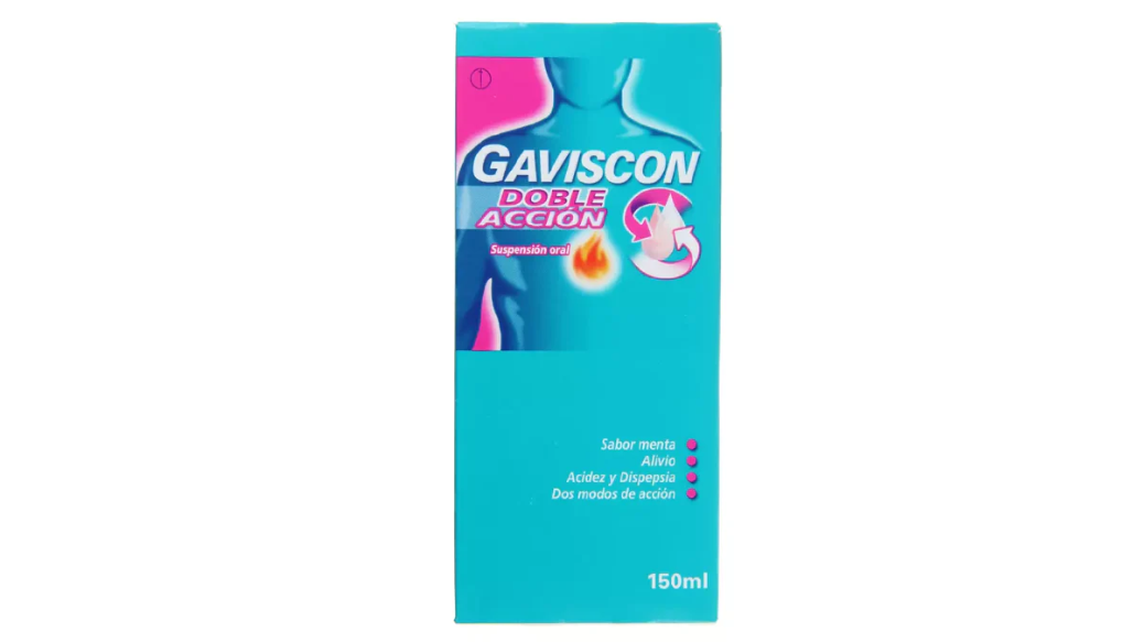 GAVISCON DOBLE ACCION SUSPENSION ORAL X 150 ML