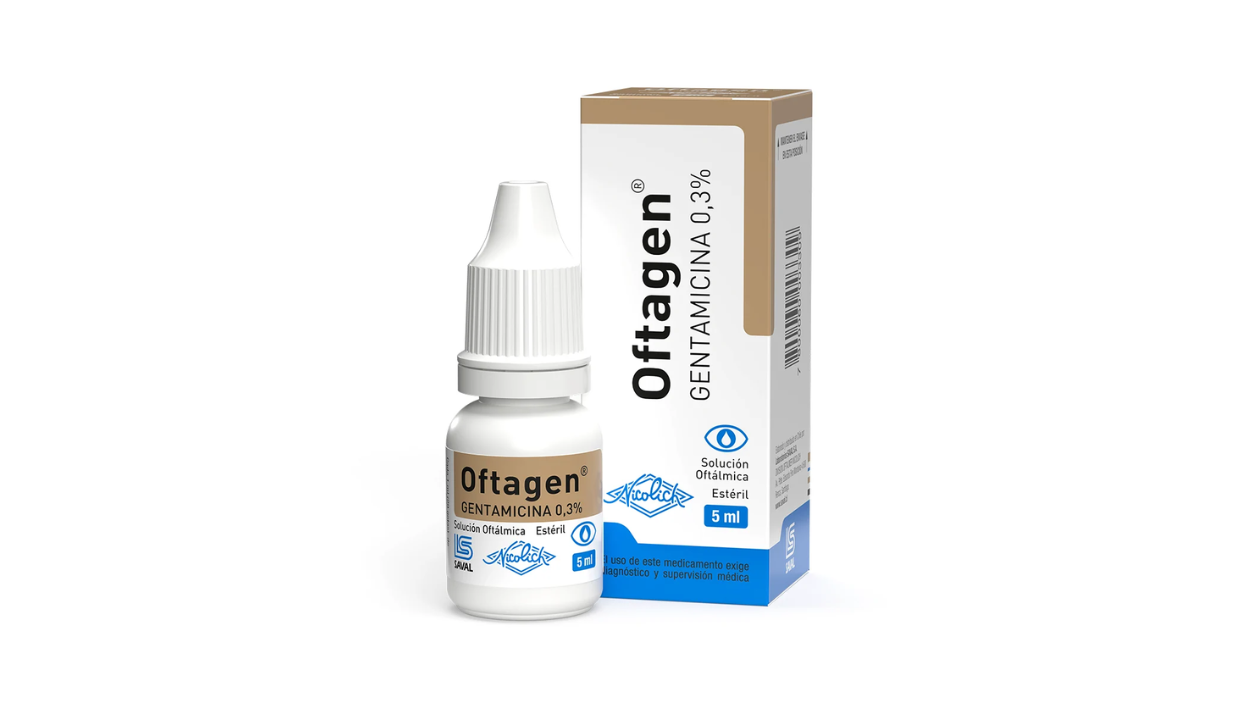 OFTAGEN GENTAMICINA 0,3% SOLUCION OFTALMICA X 5 ML SAVAL