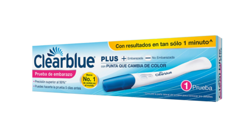 CLEAR BLUE PLUS TEST EMBARAZO X 1 UNIDAD