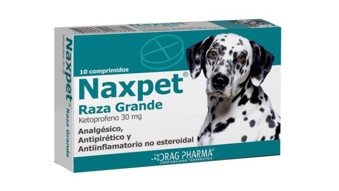 NAXPET RAZA GRANDE KETOPROFENO 30 MG X 10 COMPRIMIDOS