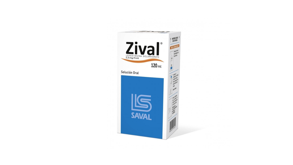 ZIVAL LEVOCETIRIZINA 2,5MG/5ML X 120 ML 