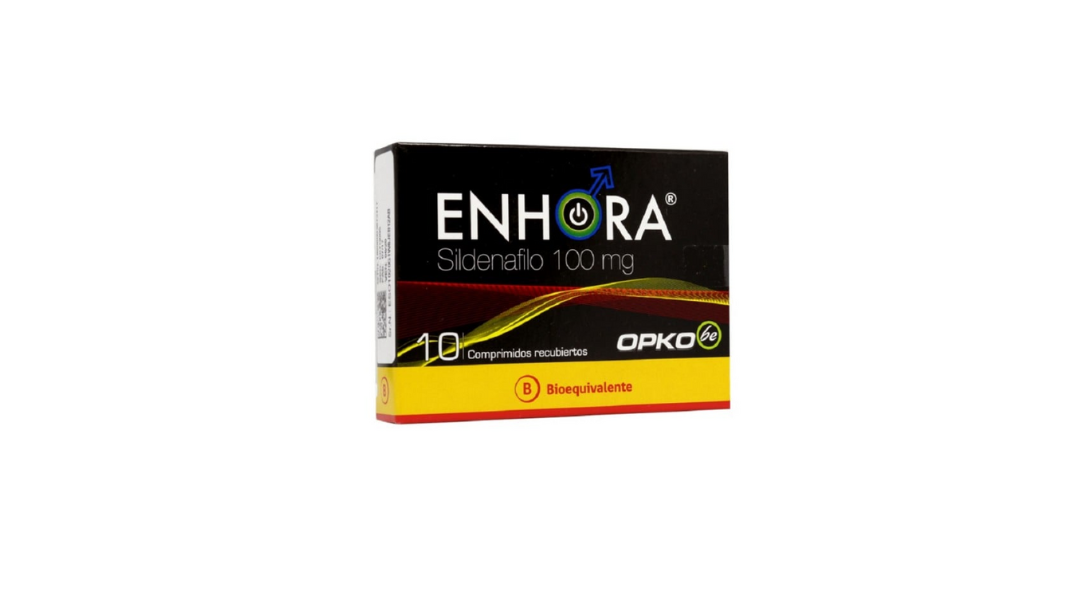 ENHORA SILDENAFILO 100MG X 10 COMPRIMIDOS RECUBIERTOS OPKO