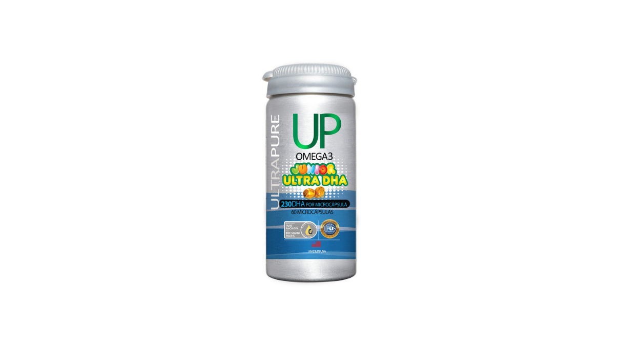 UP OMEGA 3 JUNIOR ULTRA DHA ACEITE DE PESCADO X 60 MICROCAPSULAS