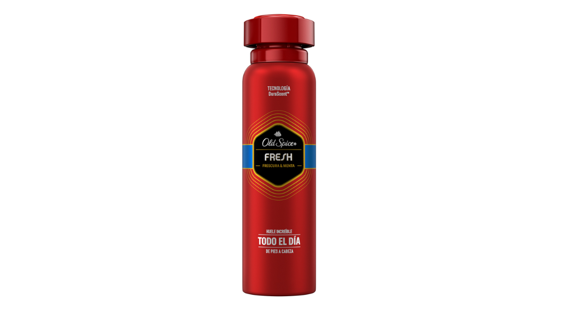 OLD SPICE FRESH AROMA A MENTA DESODORANTE SPRAY X 150 ML