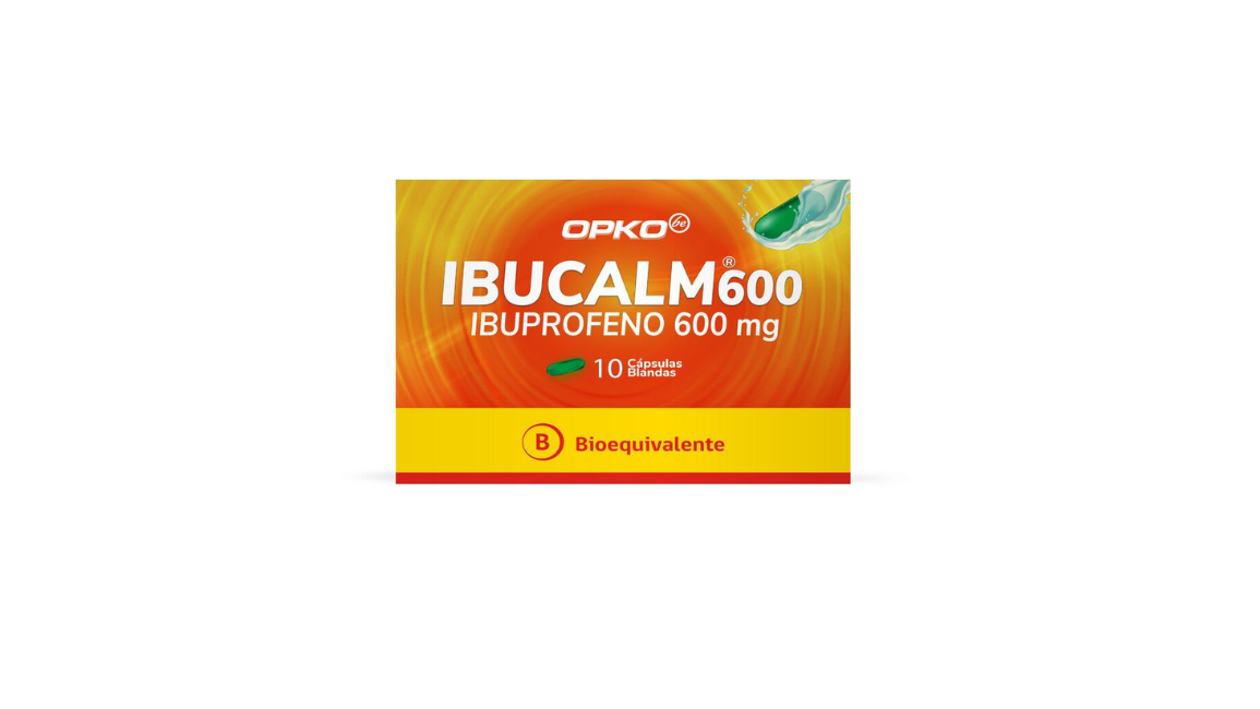 IBUCALM IBUPROFENO 600MG X 10 CAPSULAS BLANDAS