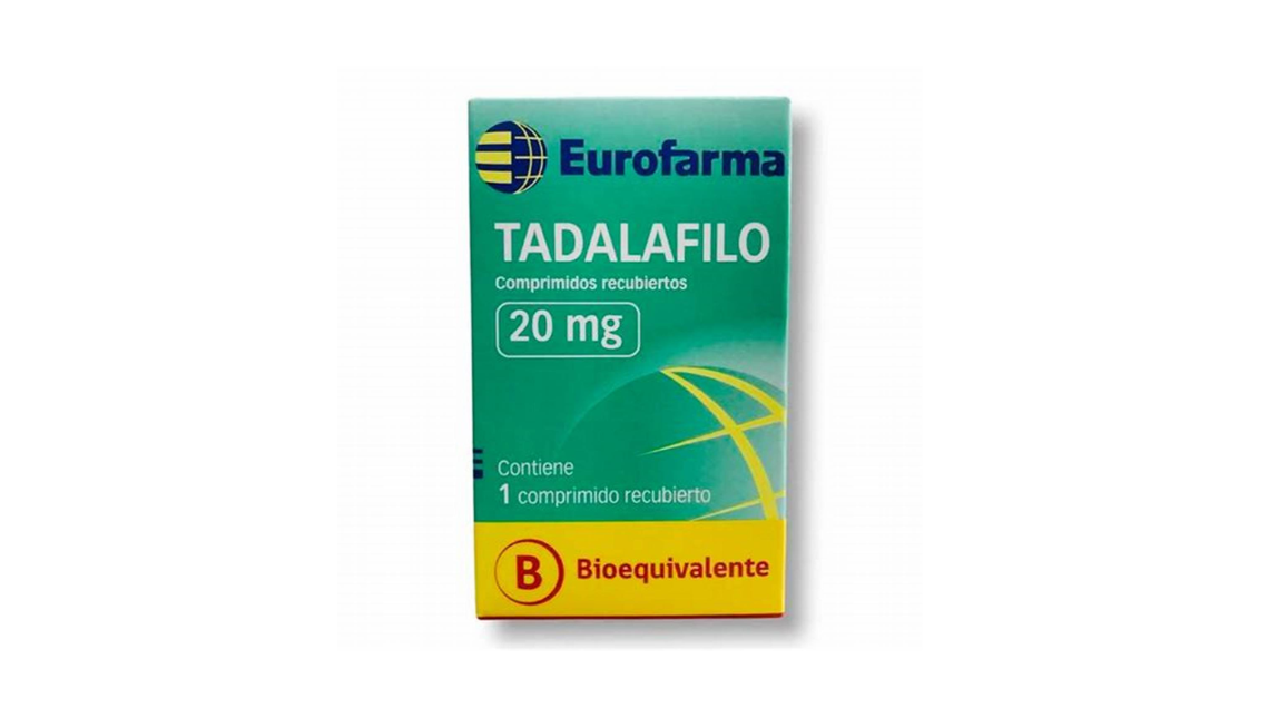 TADALAFILO 20MG X 1 COMPRIMIDO RECUBIERTO EUROFARMA