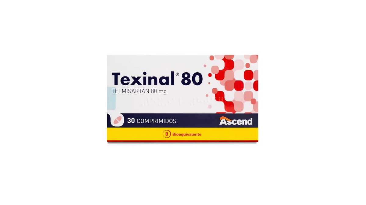TEXINAL TELMISARTAN 80 MG X 30 COMPRIMIDOS ASCEND